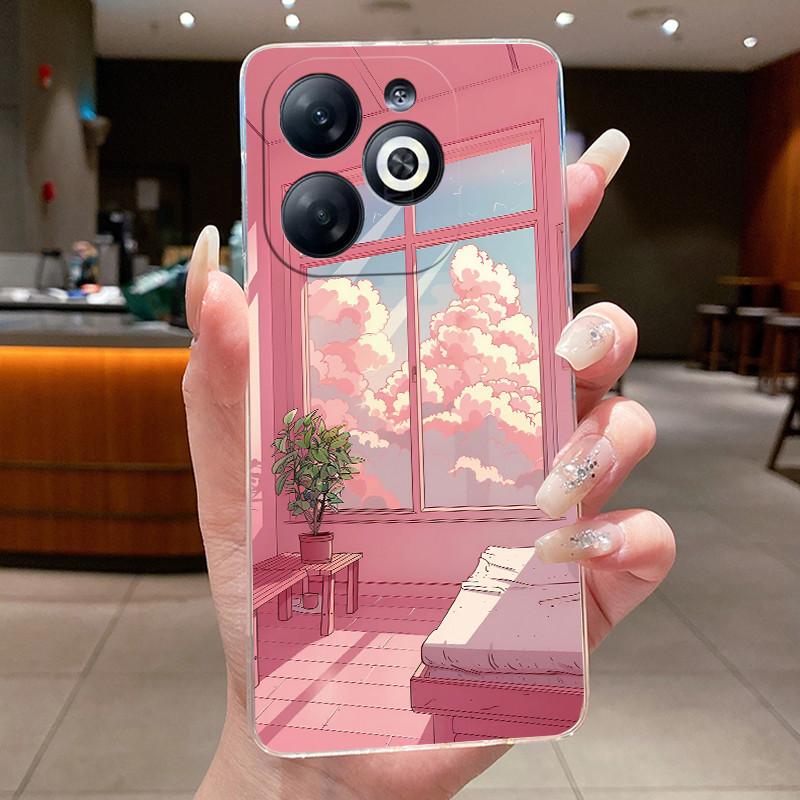Casing For Techno Spark Go 2024 Luxury Cute Cool Boys Girls Transparent TPU Soft Bumper Cover Tecno Spark Go 2024 BG6 Phone Case