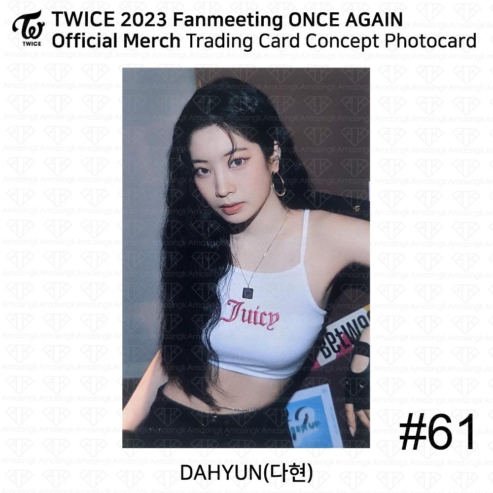 Twice Фан-встреча «ONCE AGAIN» в честь 8-й годовщины. Всплывающая карточка с коллекционной карточкой MD.