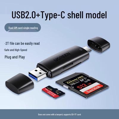 Ugreen CM304 Кардридер 2-в-1 SD/TF