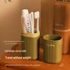 Портативный полосатый стаканчик для зубной щетки и ополаскивателя - дорожный контейнер для хранения