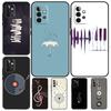 Minimalist Music Lover Case For Samsung Galaxy A52 A42 A32 A22 A12 A51 A71 A14 A24 A34 A54 A13 A23 A33 A53 Coque
