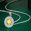 BELLA BOX Oval Pendant Necklace Multiple Colour Fashion Wedding Engagement Jewelry