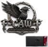 Patriot Flag Edition Metal Car Emblem - American Flag Auto Badge Decal, Universal Fit Emblem Sticker for Car Truck SUV, Chrome Finish 