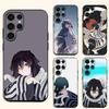 Креативный чехол для телефона D-Demon Anime Obanai Iguro для Samsung Galaxy S 24,25,23,22,21,20 Plus Ultra 5G Lite Ударопрочный чехол