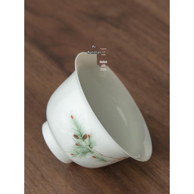 Nanshan Mr. Hand-painted Ceramic Gaiwan Teacup