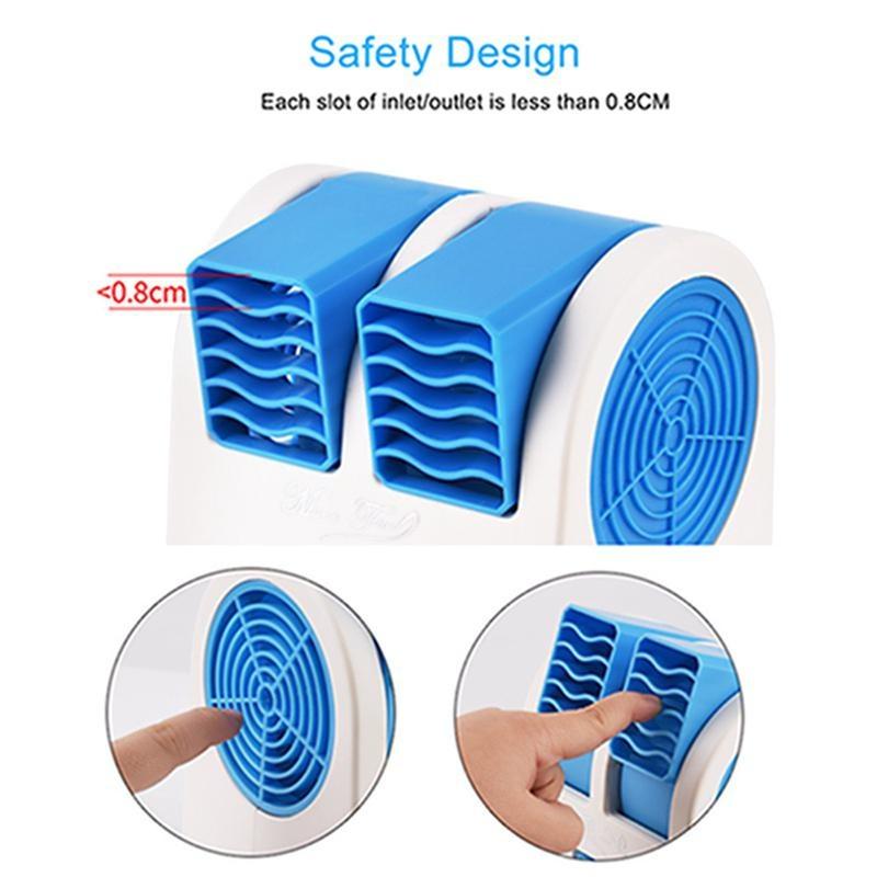 Компактный мини-кондиционер 3-в-1 с питанием от USB/аккумулятора для дома и офиса