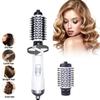 3 In 1 Hot Air Brush Ionic Hair Dryer Brushes Volumizer 2 Heads Hair Straightener Heating Comb Curler Hairdryer Hair Styler Tool