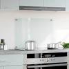 VidaXL Kitchen Backsplash Transparent 70x50 Cm Tempered Glass 249467