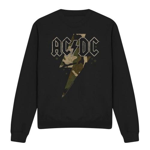 AC/DC Unisex Adult Camo Bolt Sweatshirt