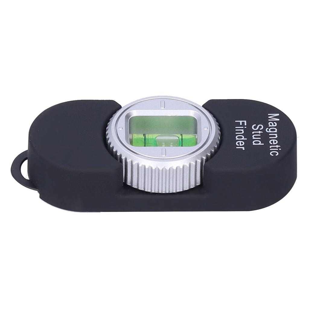 Магнитный искатель стоек Портативный металлоискатель с уровнем для стальных гвоздей, шурупов Черный