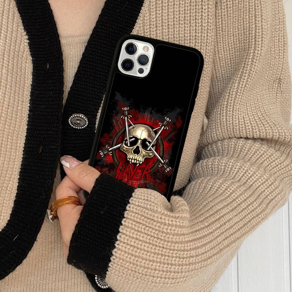 S-Slayers Band For IPhone 17 16 15 14 13 12 11 Pro Max Plus Mini PC+TPU Back Phone Cover