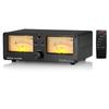 Douk Audio VU3 Dual Analog VU DB Panel Display Audio Switcher Box Meter, 2-Way Amp/Speaker Switch,