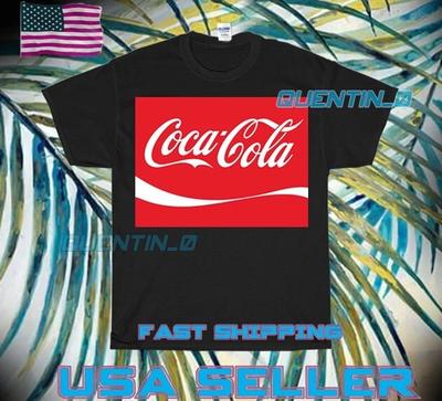 НОВАЯ Футболка ПРЕМИУМ COCA-COLA ФЛАГ ЛОГОТИП Футболка СМЕШНАЯ УНИСЕКС РАЗМЕР S-5XL