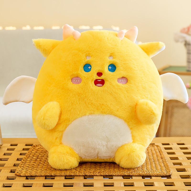 Очаровательная плюшевая игрушка-подушка в виде дракона, мягкая подушка из полипропиленового хлопка, идеальный подарок на день рождения для девочек