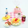 1 Набор Кукольный домик Мини Завтрак Игра Дим Сам Хлеб Джем Тарелка Модель Миниатюрная Кухня Готовка Выпечка Модель Сделай сам Кукольные Аксессуары