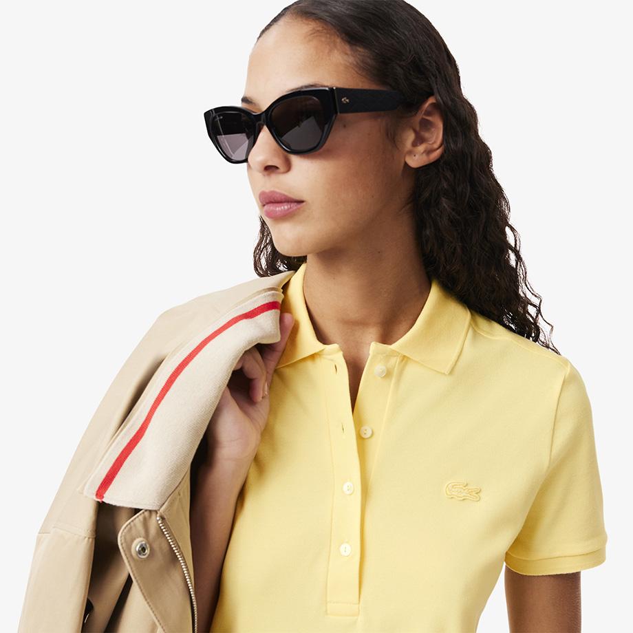 [lacoste] Women's Slim Fit Mini Pique Polo Dress EF5473-55G107