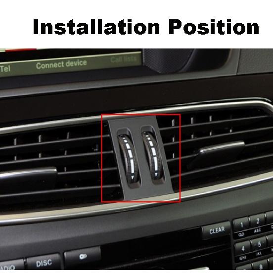 Автомобильные аксессуары для Mercedes Benz C Class W204 180 C200 2011-2013, автомобильный вентиляционный клапан, мобильный телефон