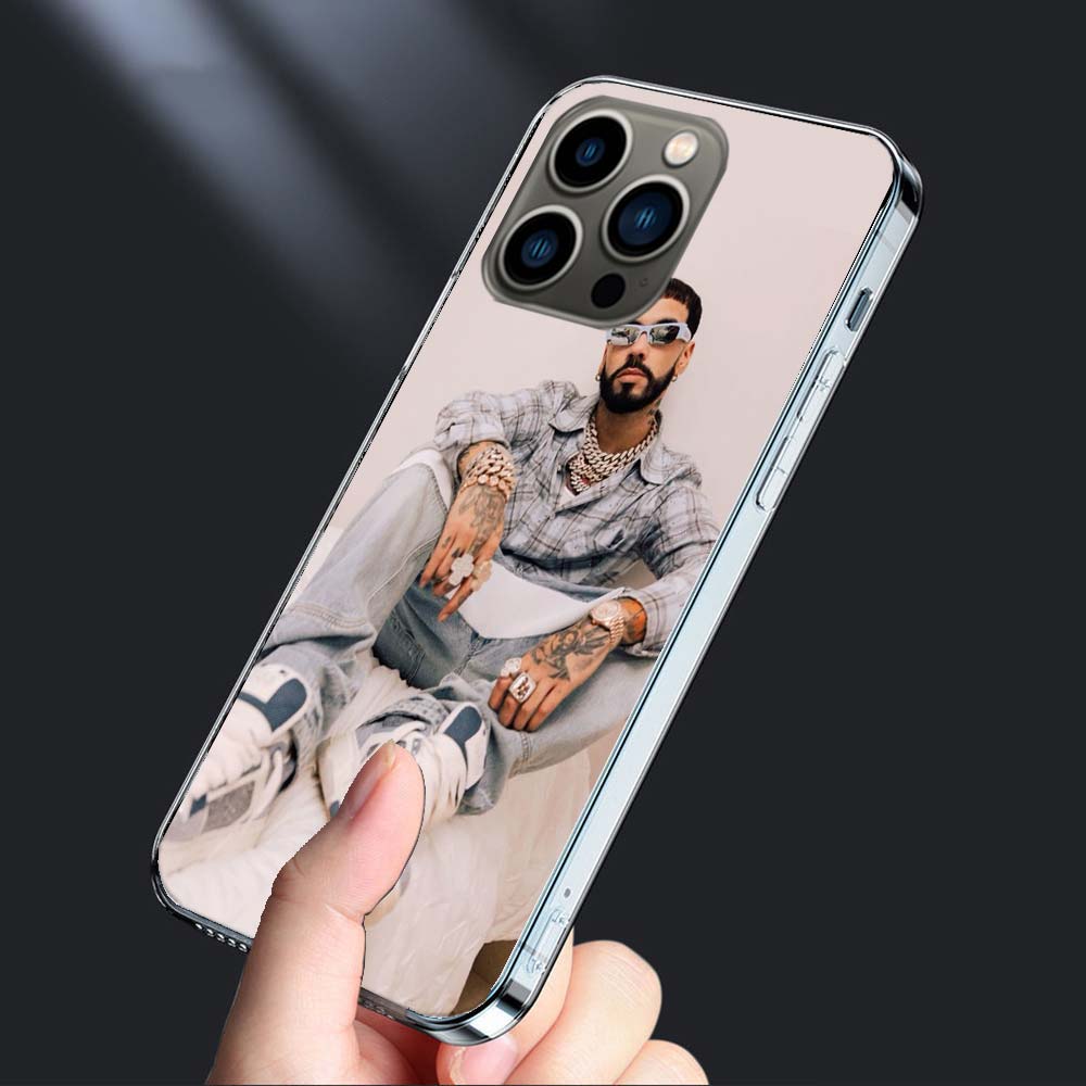 Чехол для телефона рэпера A-Anuel AA Real для Iphone 16E 15 Pro 14 Plus 17E 16 17 Pro Max Air 11 12 13 Mini Ударопрочный Capa Милый Cove