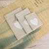 10Pcs Heart Shape Linen Small Drawstring Bag Reusable Burlap Jewelry Storage Pouch Gift Packaging Bags Party Candy Bags