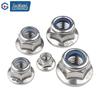 GUWANJI Stainless Steel Hex Flange Lock Nut