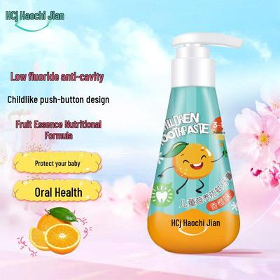Детская зубная паста Haochejian с дозатором