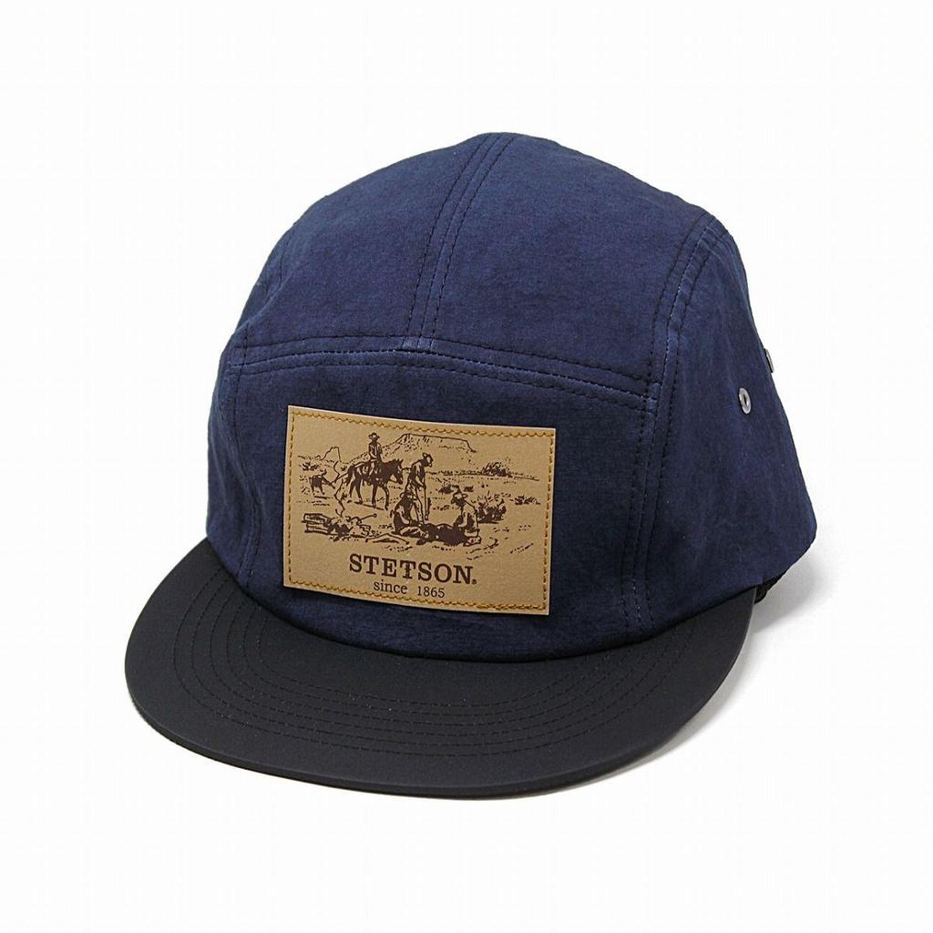 Б/у Шляпа-кепка STETSON Весна-Лето JET CAP Мужская Женская Сделано в Японии Темно-синий Темно-синий День отца [TB]
