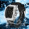 SANDA Sports Men's Digital Watches Waterproof Alarm Stopwatches Man Wristwatches Silicone Strap Military Big Dial Watches