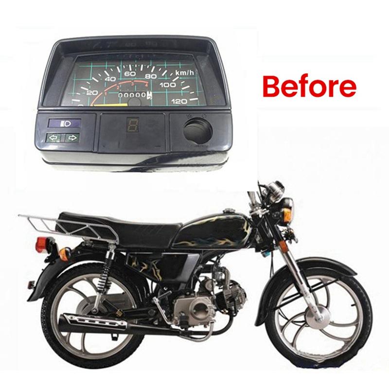 Цифровой спидометр для мотоцикла, универсальная приборная панель для Honda CD70 Jialing JL70 JH70, аксессуар