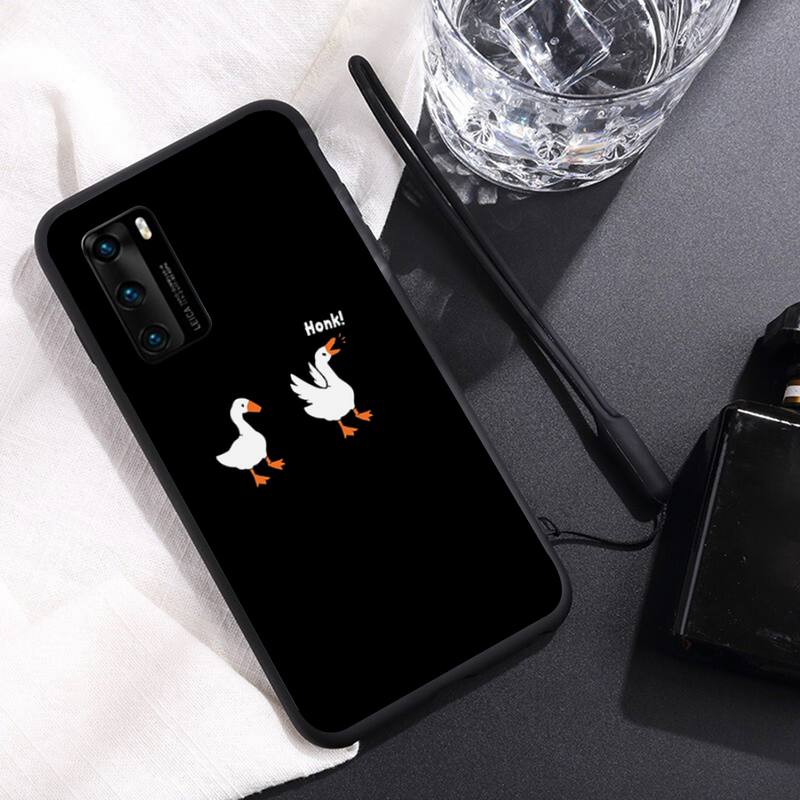 Untitled Goose Game Phone Case For Huawei Y6 Y7 Y9 Prime 2019 Y9s Mate 10 20 40 Pro Lite Nova 5t Silicone Cover