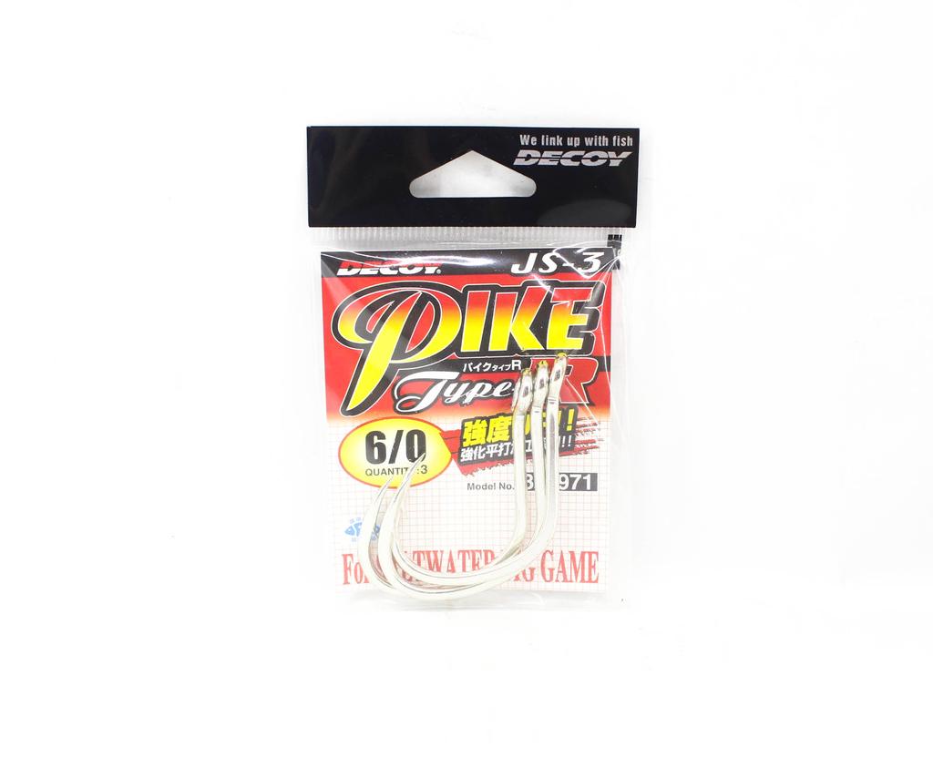 Decoy JS-3 Jigging Single Pike Type R Size 6/0 (7971)