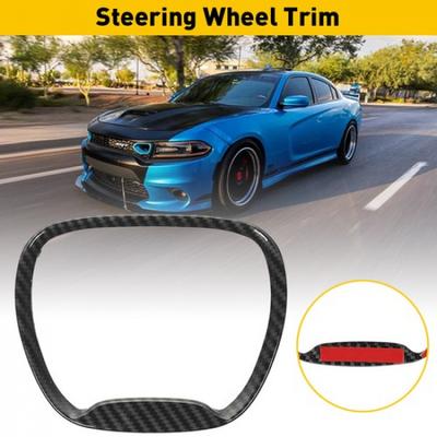 Декоративное кольцо рамы рулевого колеса из углеродного волокна для Jeep Grand Cherokee SRT8 2014-21