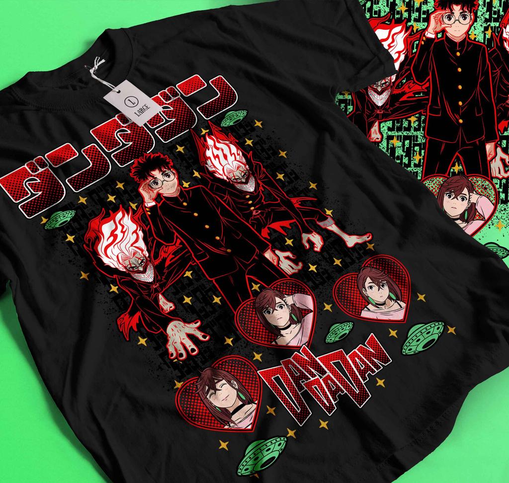 Dandadan T-shirt Okarun Momo Ayase Okarun Exclusive Anime GifT-shirt All Size329