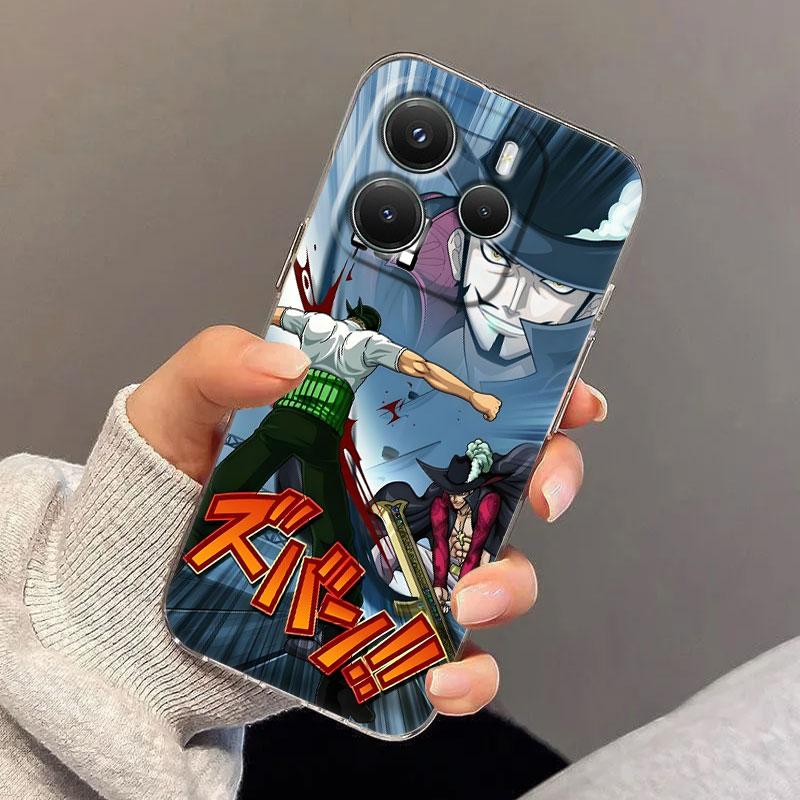 Mihawk Zoro Anime One Pieces Case For Xiaomi Redmi Note 15 14 13 12 11 10 Pro Plus 5G Cover For Redmi 15C 15 14C 13C Phone Cases