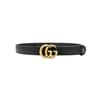 GUCCI Gg Marmont Skinny Belt (Unisex) Leather Belts 409417 AP00T 1000