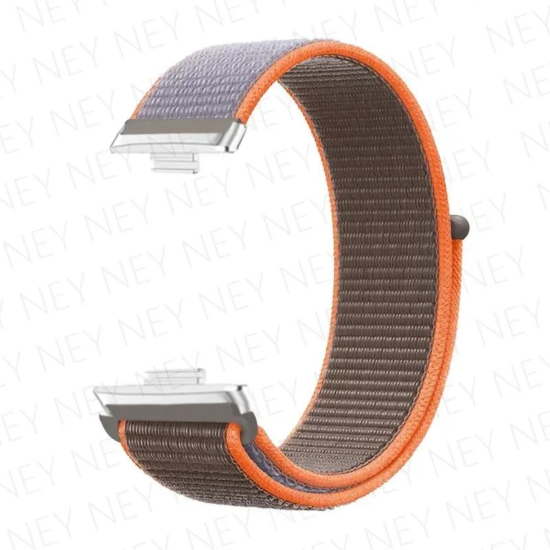Нейлоновый ремешок-петля для huawei watch fit 3 ремешок смарт-часы браслет дышащий спортивный ремешок браслет correa huawei watch fit 3