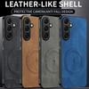 EUCAGR Для Samsung Galaxy A27/GalaxyA27 Чехол Простой Стильный Магнитное Притяжение Роскошная ПУ Кожаная Кожаный Анти-падение Чехол