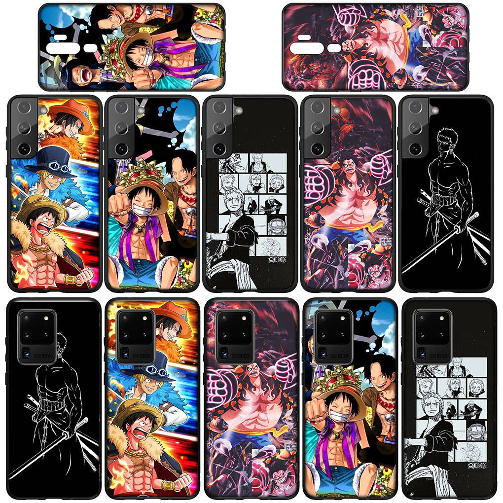 Phone Case for iPhone 17 15 16 Plus Redmi Note 14 12 11 13 Pro Max Huawei P30 P20 Lite OPPO A60 A40 A80 A18 A16 A54 Roronoa Zoro Luffy One Piece Cover