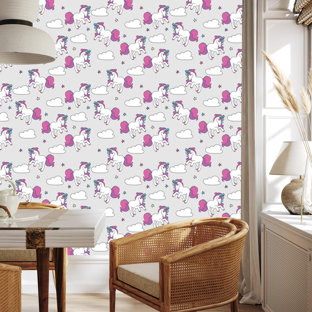 Flying Unicorns Wallpaper for Living Room and Bedroom 50x1000
