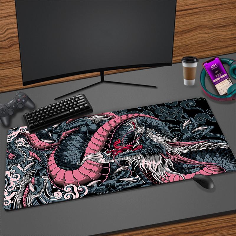 Gaming Mouse Pad Dragon Large Gamer Mousepad Computer Gaming Table Carpet Desk Mat XXL 900x400mm Mouse Mats Rubber Keyboard Pads