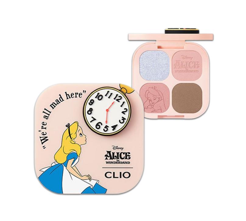 Clio Палетка теней Pro Eye Palette Cube 03 Алиса в Стране чудес – Палетка теней, ограниченная серия, коллаборация с Алисой