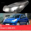 Для Citroen C2 2006-2013 Крышка фары Замена стекла линзы фары автомобиля Передний плафон Автомобильная оболочка 2008 2010 2011 2012