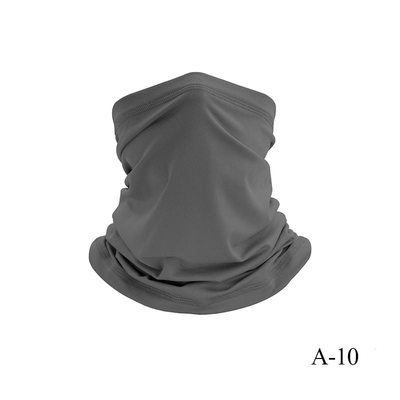 Защита от ультрафиолета Ice Silk Face Cover Neck Tube Outdoor Sports Bandana Scarf Дышащий шарф для пешего туризма Neck Gaiter Bandana