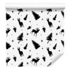 Christmas wallpaper white, light gray and gray 50x1000