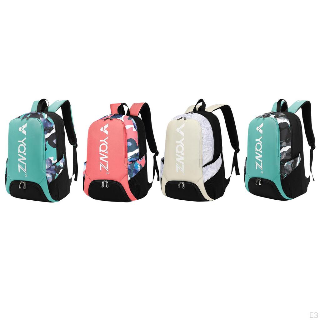 Рюкзак для бадминтона Теннисная сумка для женщин и мужчин Дышащий Пиклбол Спорт Путешествия