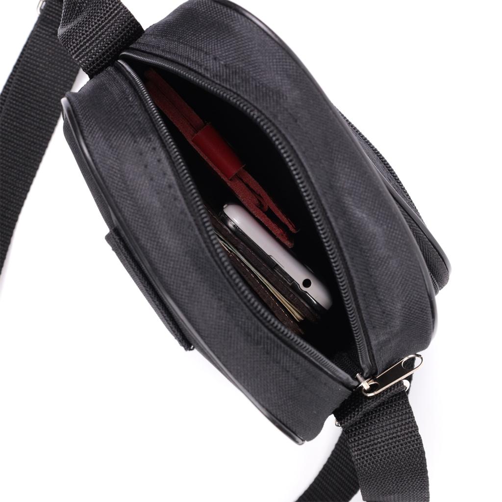 Мужская компактная сумка на плечо из качественного полиэстера FABRA Bag 22578 Черный