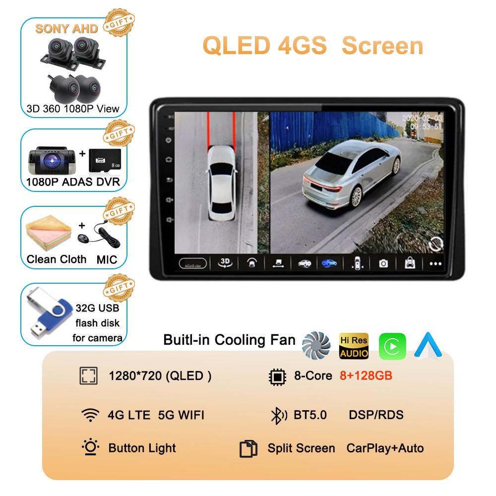 Android 14 Carplay автомобильное радио для Renault Duster HM 2 II 2020-2021 Arkana 1 I 2019-2021 Мультимедийный видеоплеер Навигация GPS 4G