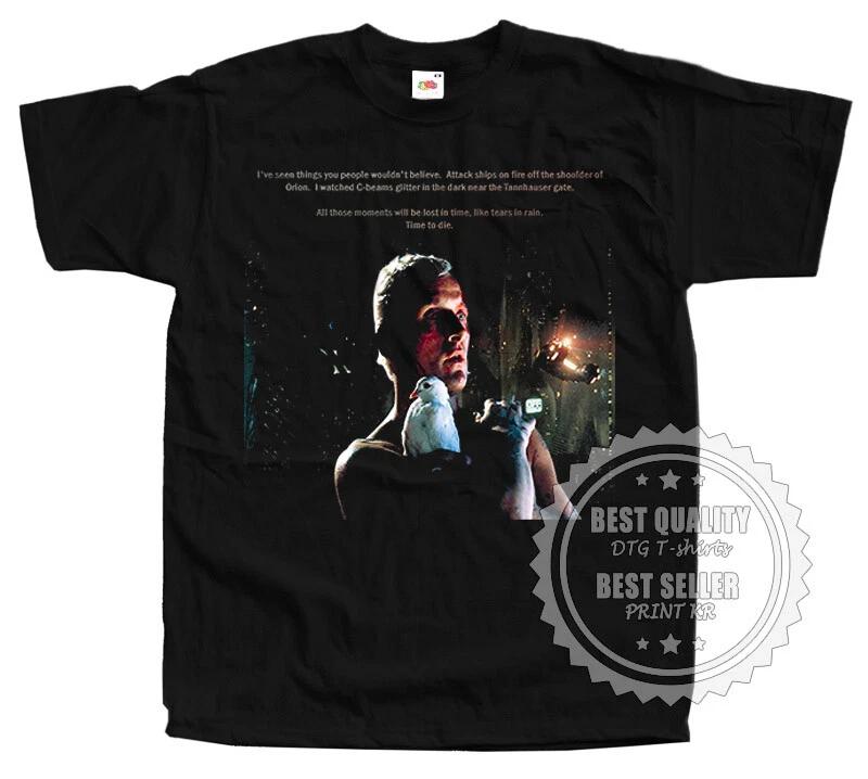BLADE RUNNER 1982 V30 T-shirt Tee Roy Batty Poster BLACK Sizes S To 5XL