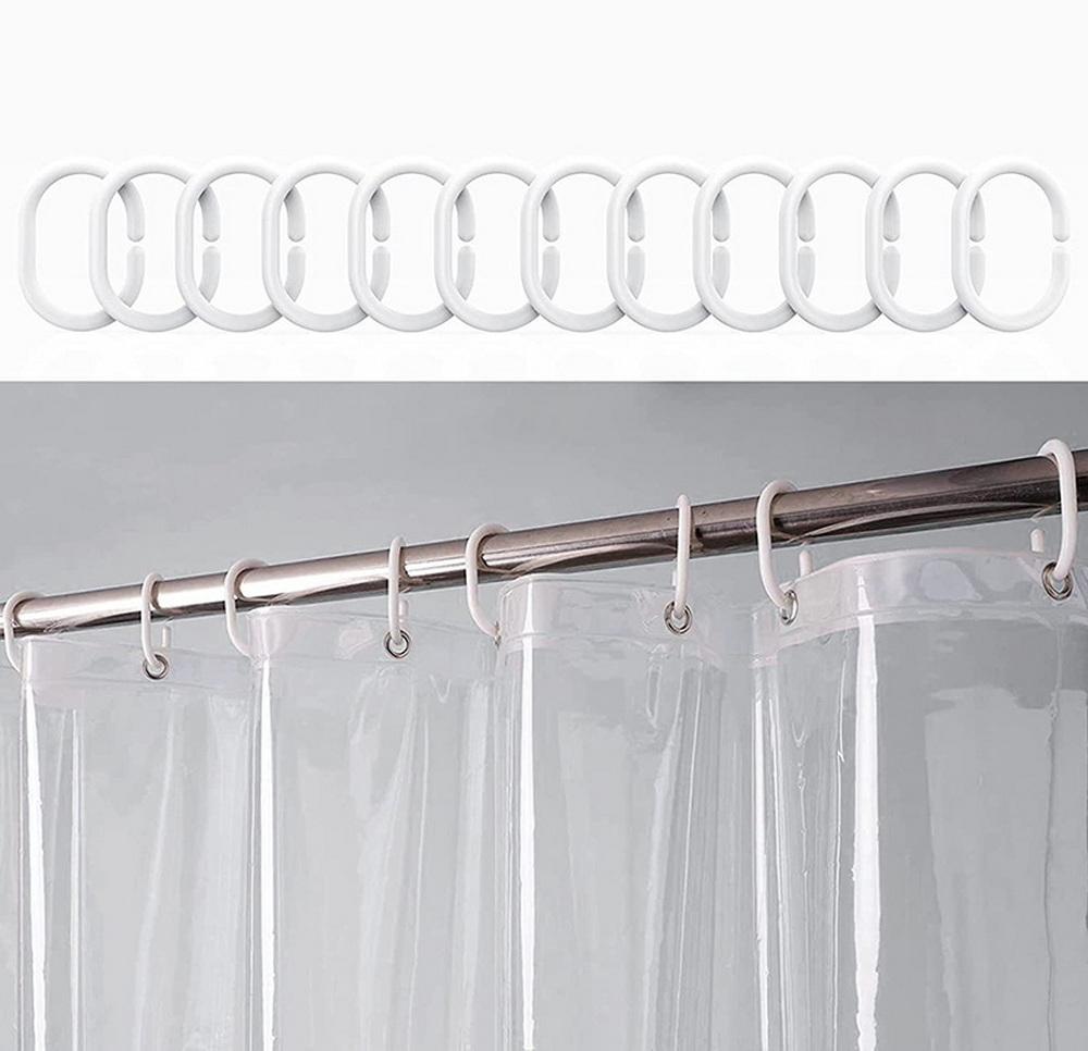 Transparent Shower Curtain High Permeability PEVA Material Waterproof Easy To Take Care of Bathtub Shower Room Partition Curtain