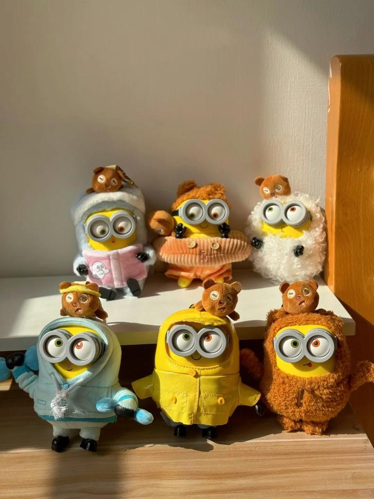 52Toys Миньоны Боб и Тим, Слепой бокс, Несколько стилей, Плюшевый брелок, Серия «Хорошие друзья вместе», Слепой бокс, Милый мультяшный орнамент