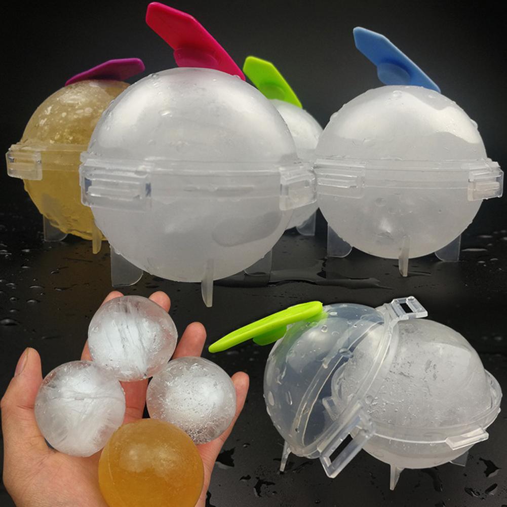 1-6PCS Ice Cube Makers Round Ice Hockey Mold Whisky Cocktail Vodka Ball Ice Mould Bar Party Kitchen Ice Box Ice Cream Maker Tool